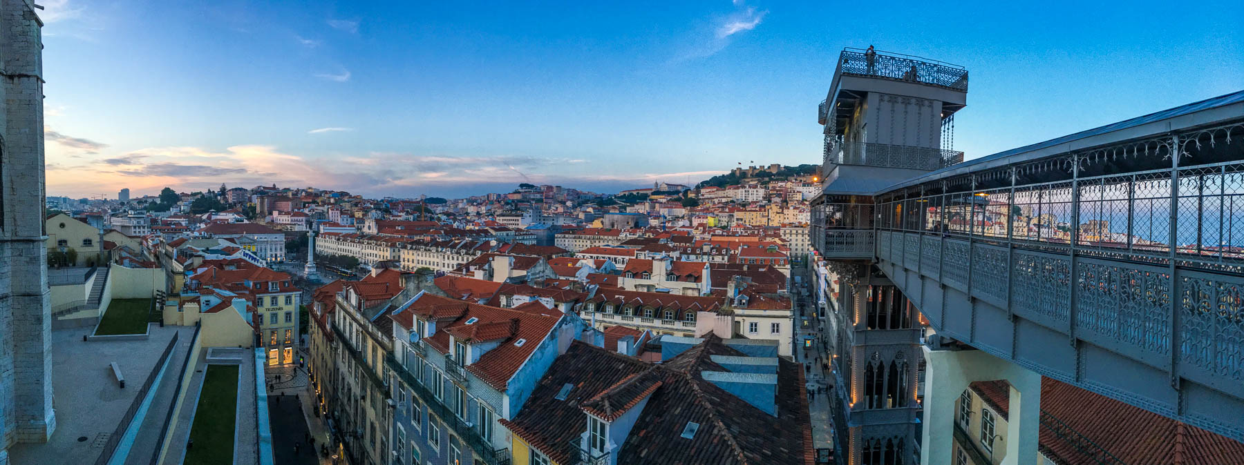 panorama widok lizbona
