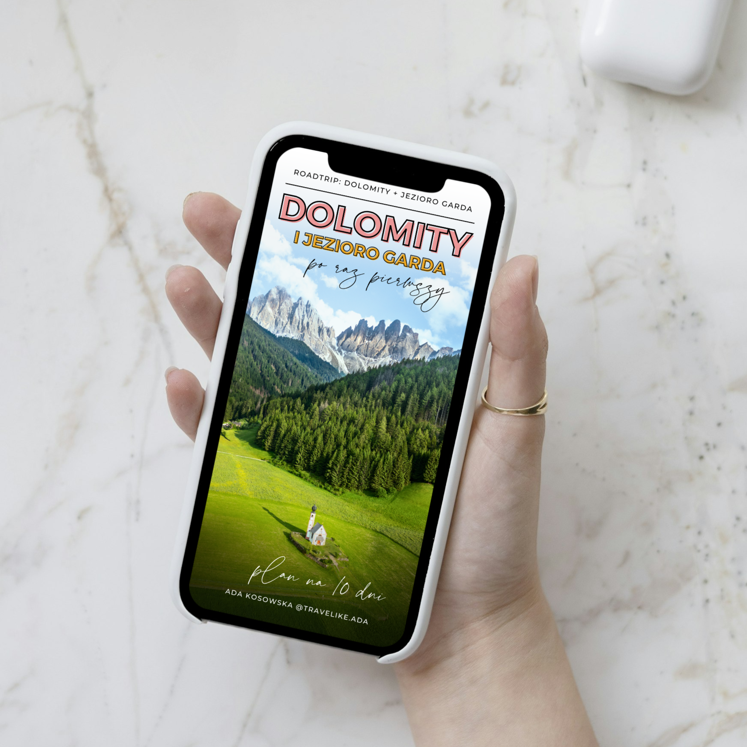 Dolomity + Jezioro Garda w 10 dni – Roadtrip – przewodnik w wersji mobile + mapa